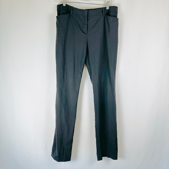 Theory Pants - Theory Trouser Dress Pants Womens 12 Black Career Business Casual Office Wear